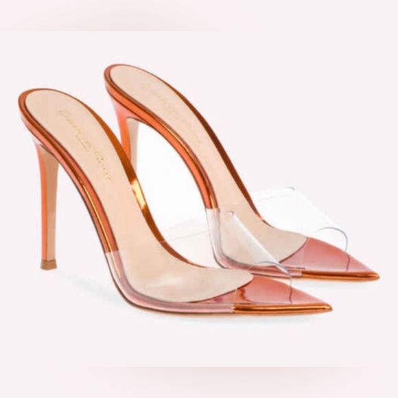 Gianvito Rossi Shoes - Gianvito Rossi Elle 100mm Plexi Heels size 35